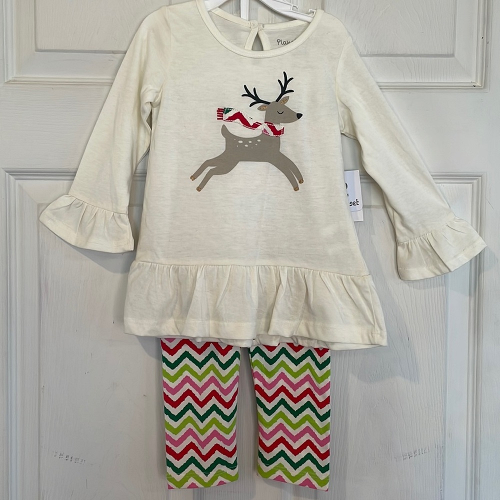Planet Cotton Size 24 Months Christmas Matching Outfit